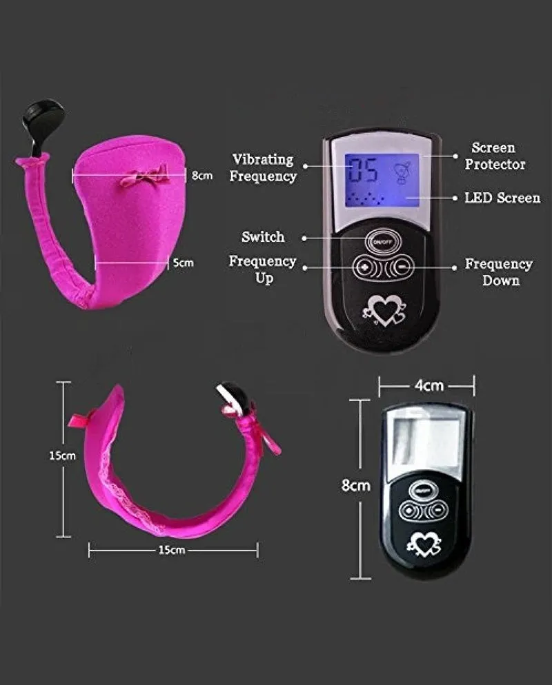 10 Speed Wireless Remote Vibrating C-String Panties