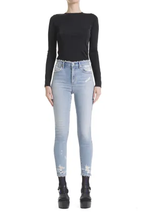 AGOLDE - Sophie Crop High Rise Skinny in Vertigo