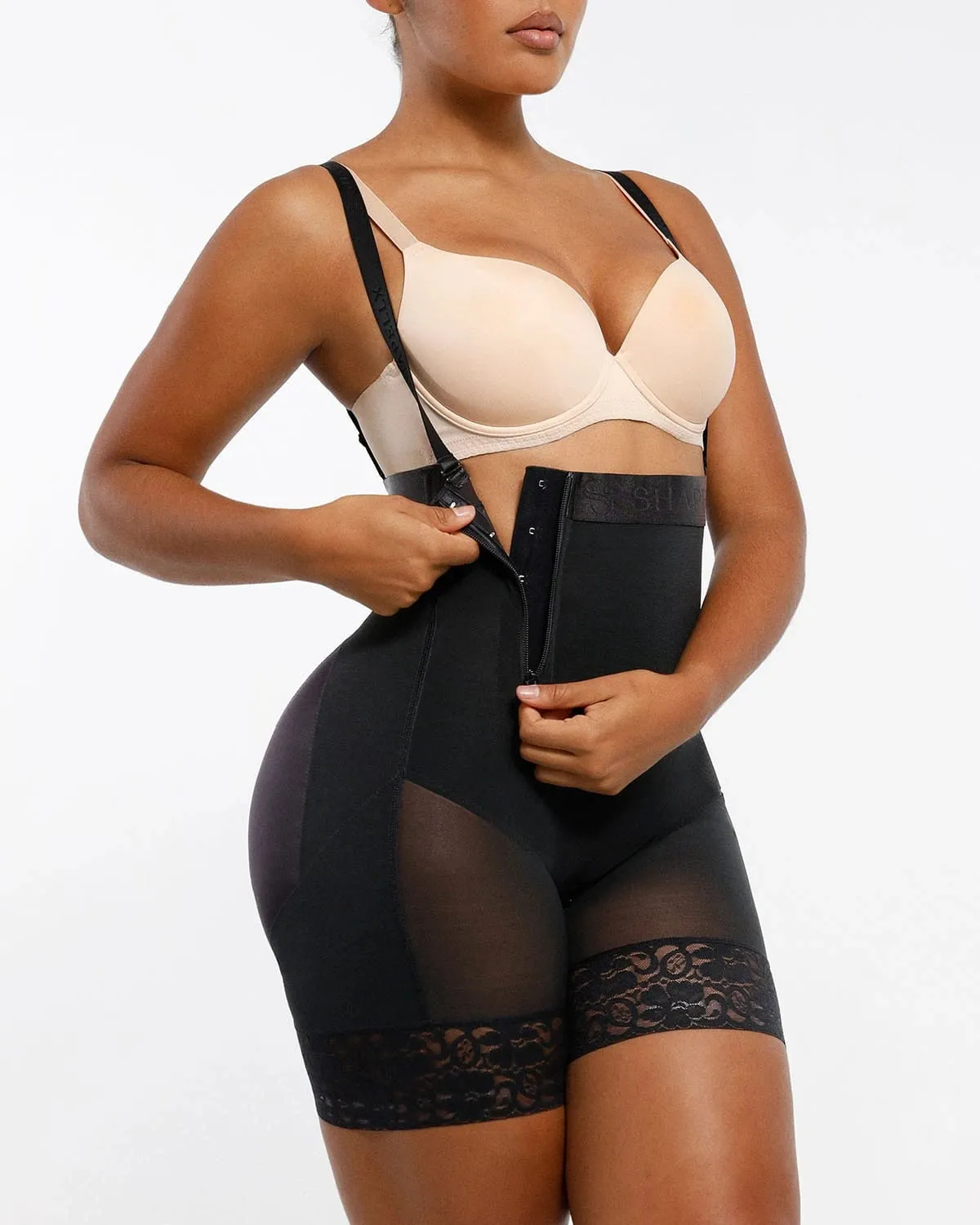 AirSlim® Postpartum Side Zipper Support Shorts