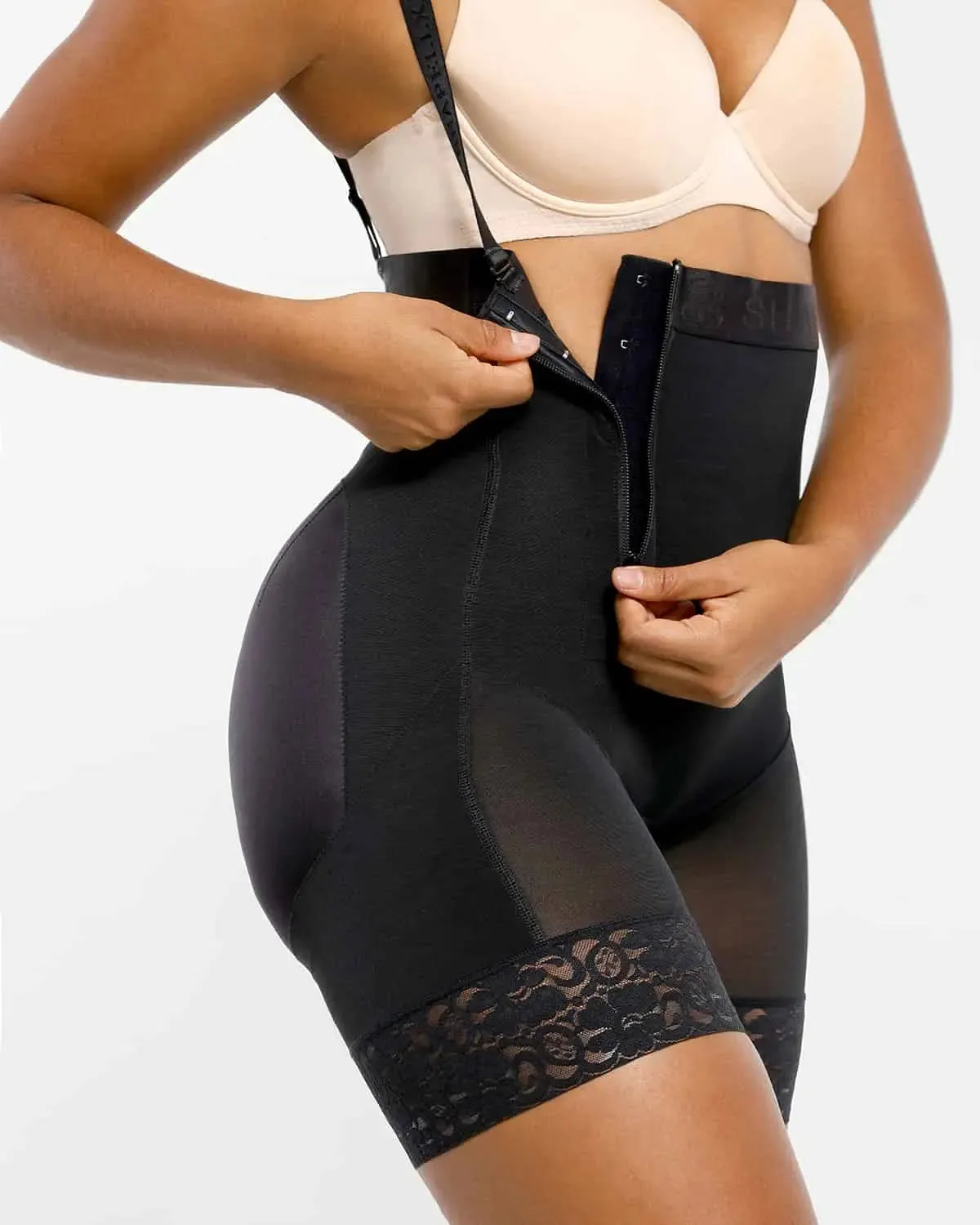 AirSlim® Postpartum Side Zipper Support Shorts