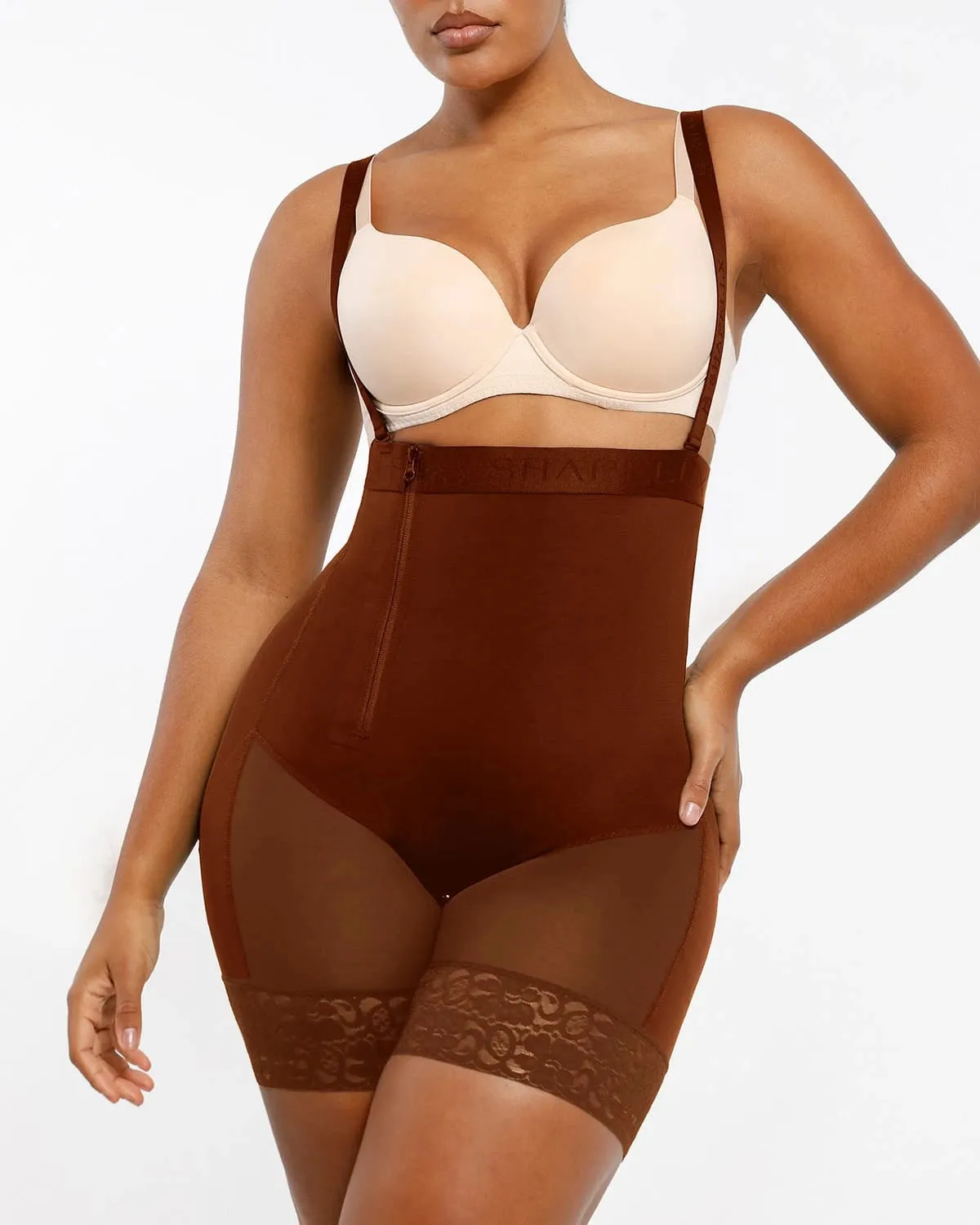 AirSlim® Postpartum Side Zipper Support Shorts