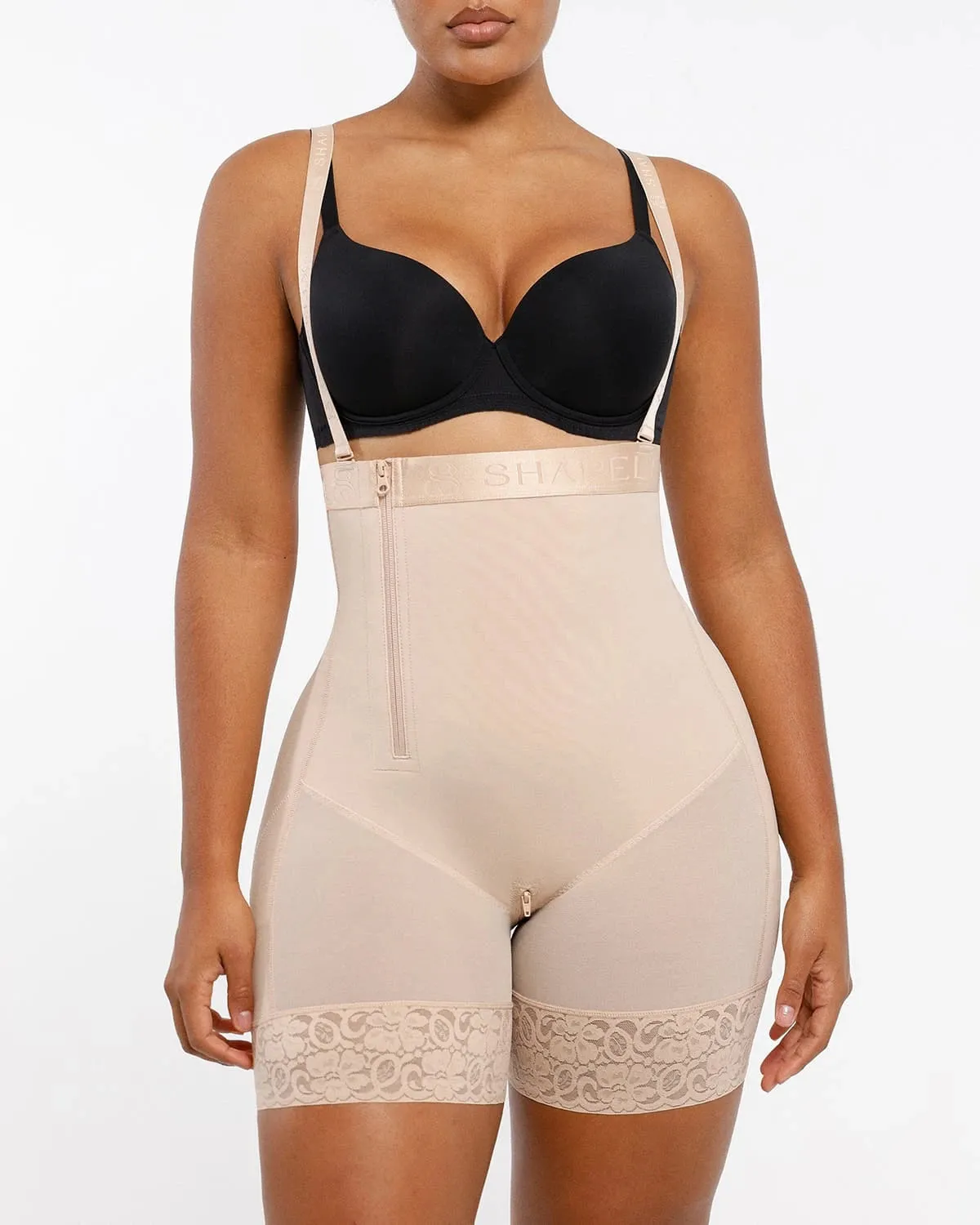 AirSlim® Postpartum Side Zipper Support Shorts