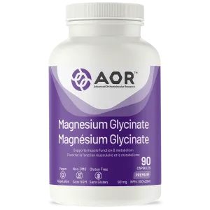 AOR Magnesium Glycinate 90mg 90 Capsules