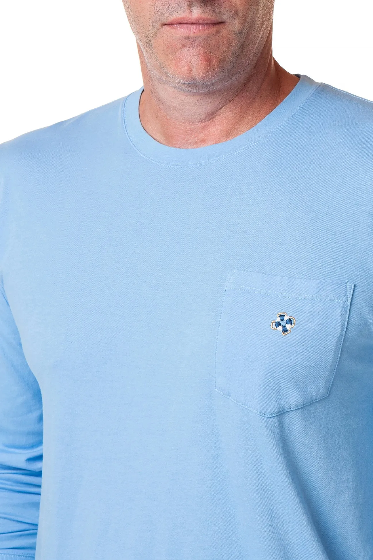 Beach Tee Long Sleeve Azure Castaway