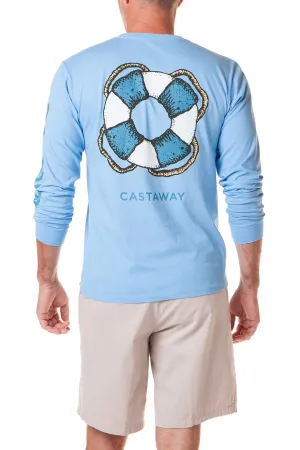 Beach Tee Long Sleeve Azure Castaway