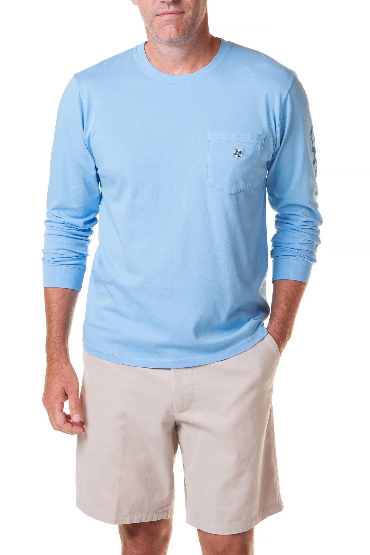 Beach Tee Long Sleeve Azure Castaway