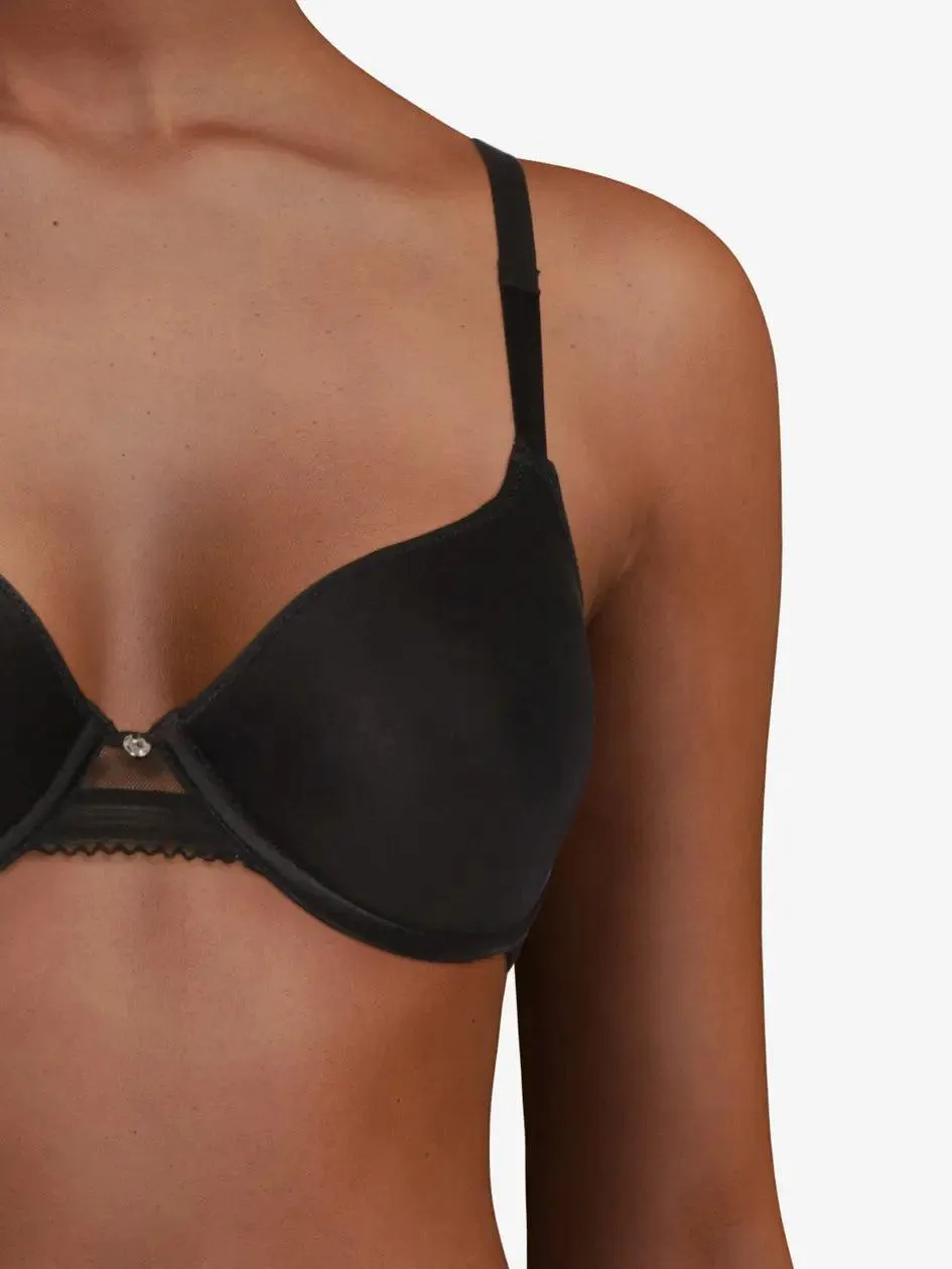 Black C Jolie Memory Foam Bra