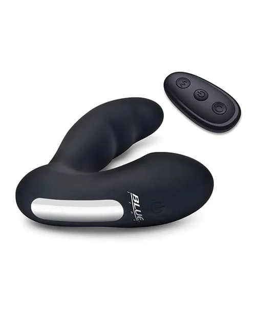 Blue Line Vibrating Prostate Prober with remote - Black