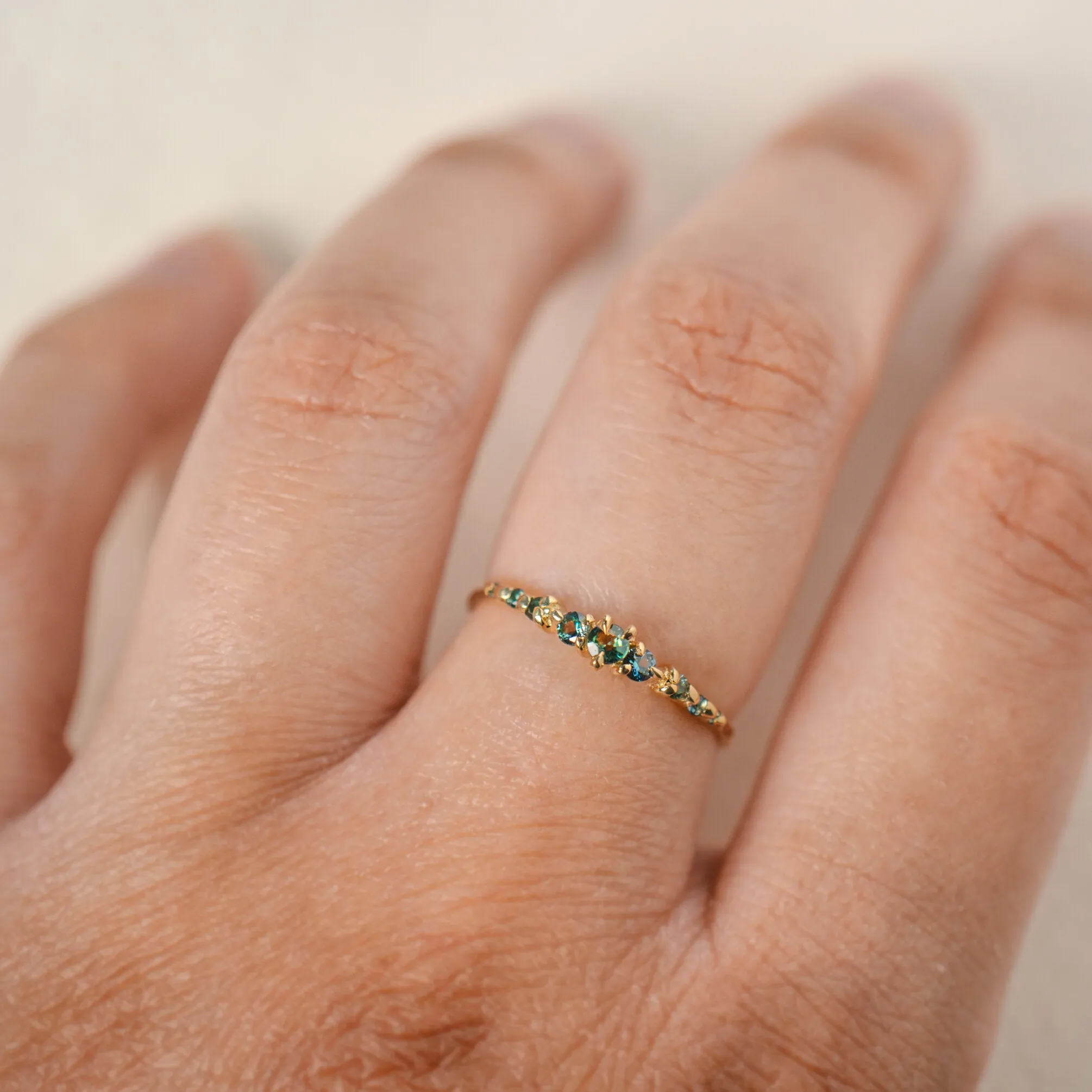 Blue Sapphire Cyndra Ring