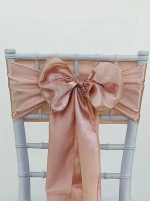 Blush Pink Satin Sashes