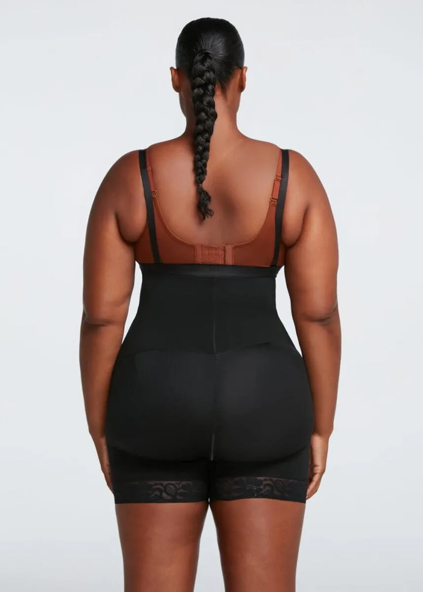 BootyBoosting High-Waist Side Zip Shorts