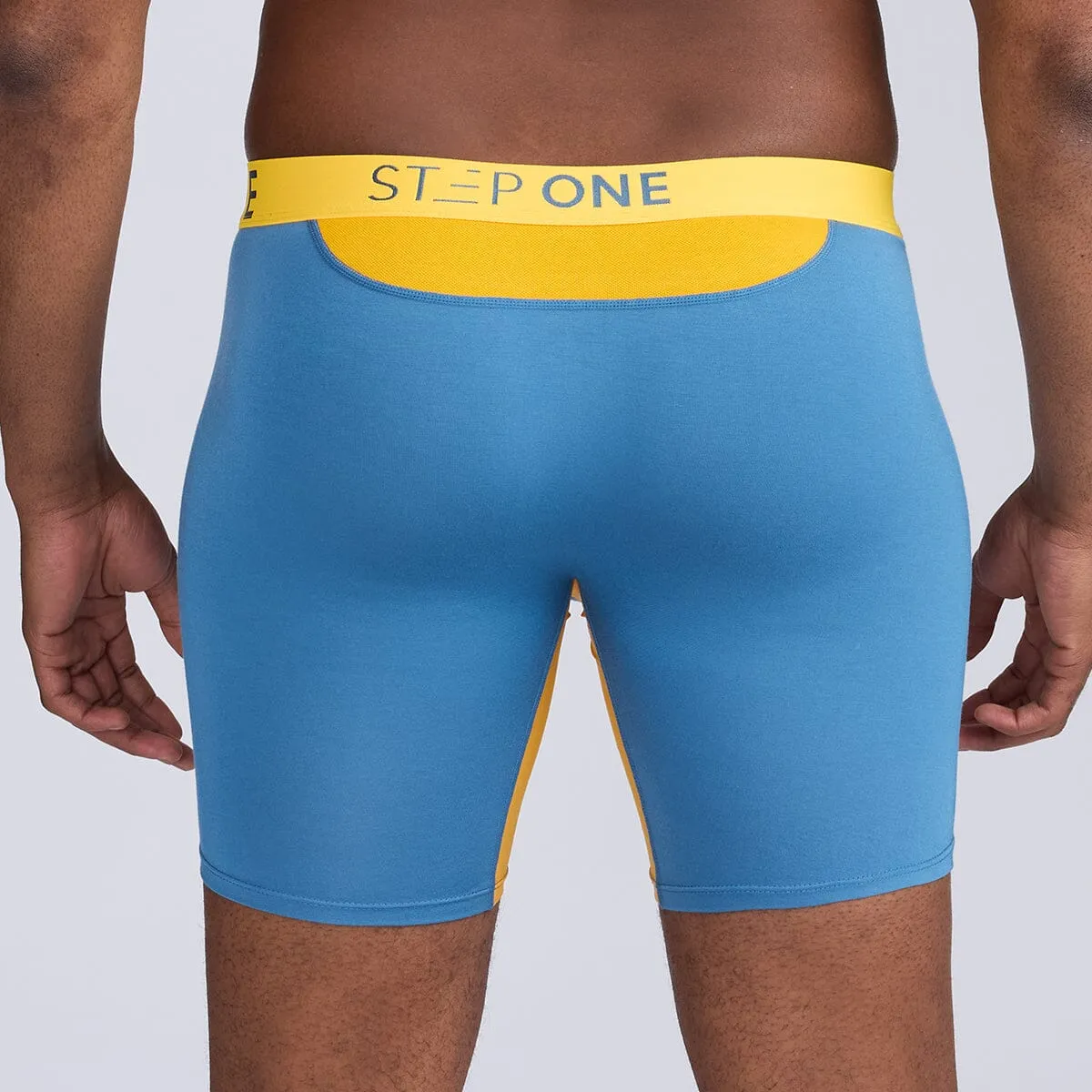 Boxer Brief - Blue & Orange