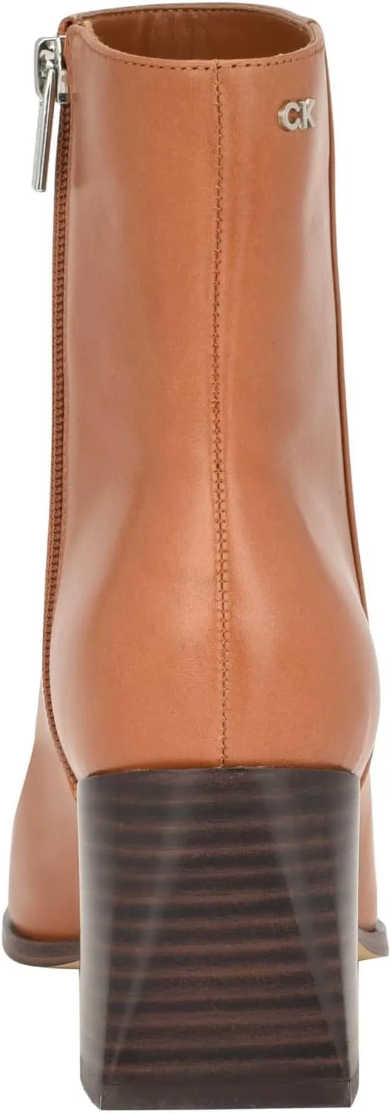 Broma Calvin Klein Ankle Boots in Dark Natural Leather