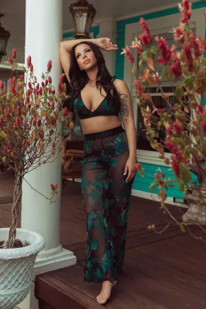 BURNOUT MESH LONGLINE BRALETTE