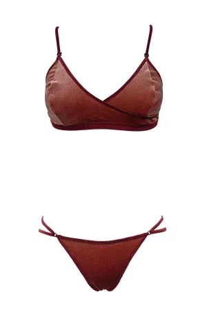 Cache Coeur Pink Velour Set