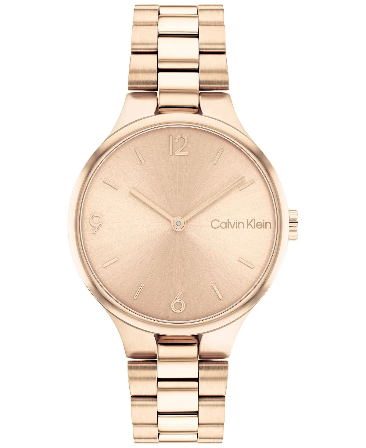 Calvin Klein 32mm gold bracelet stud watch