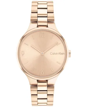 Calvin Klein 32mm gold bracelet stud watch