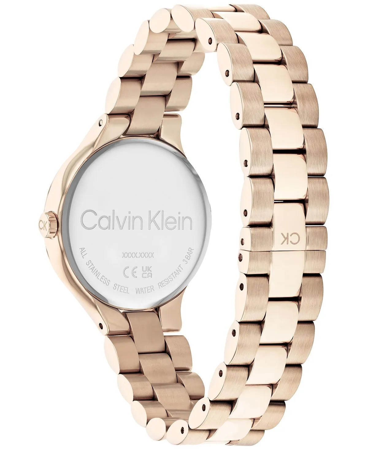 Calvin Klein 32mm gold bracelet stud watch