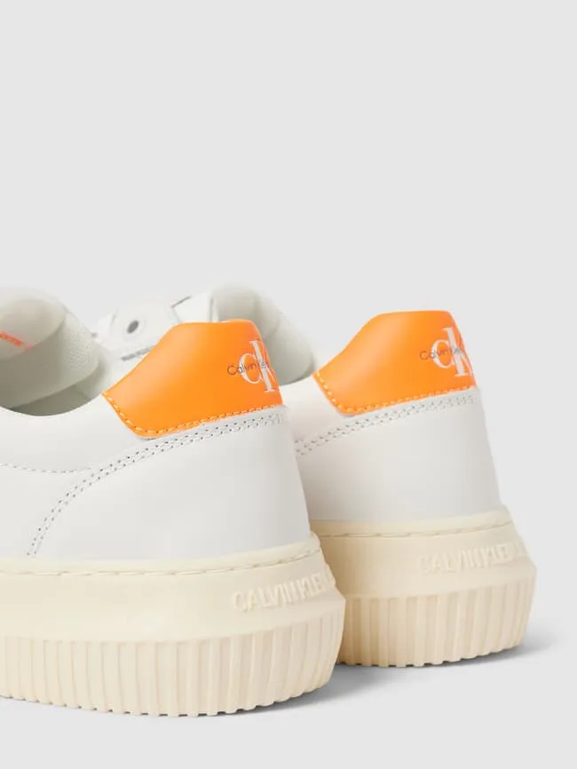 Calvin Klein Jeans Chunky Label Sneakers, White