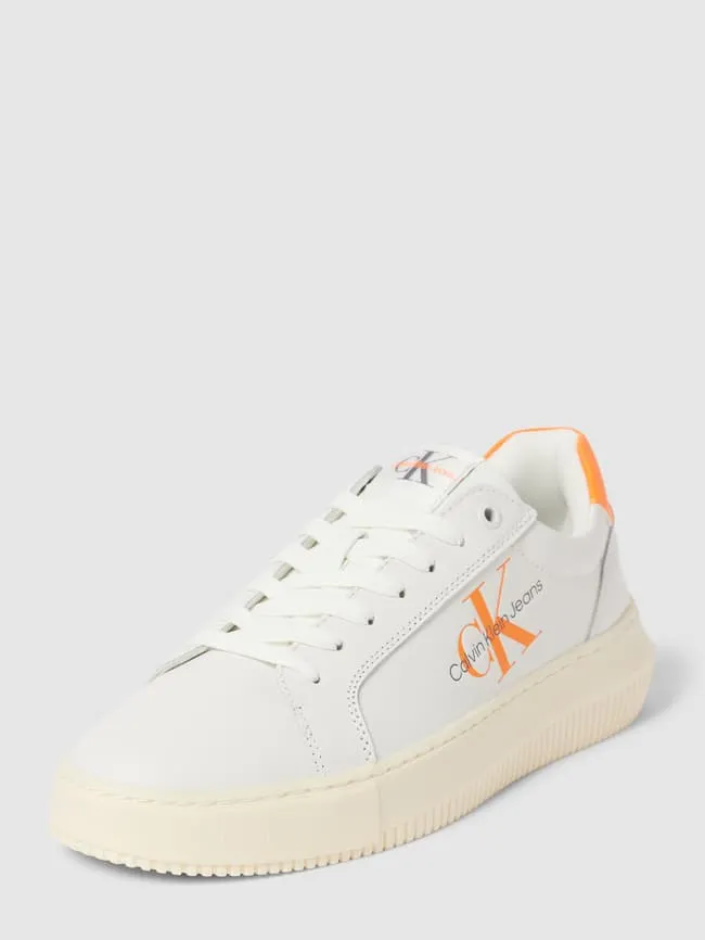 Calvin Klein Jeans Chunky Label Sneakers, White