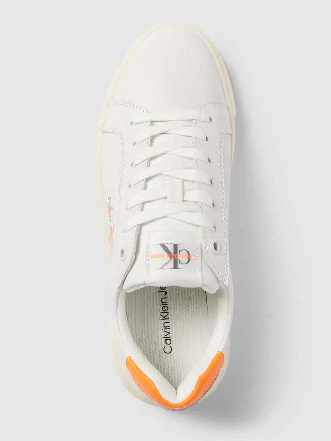 Calvin Klein Jeans Chunky Label Sneakers, White