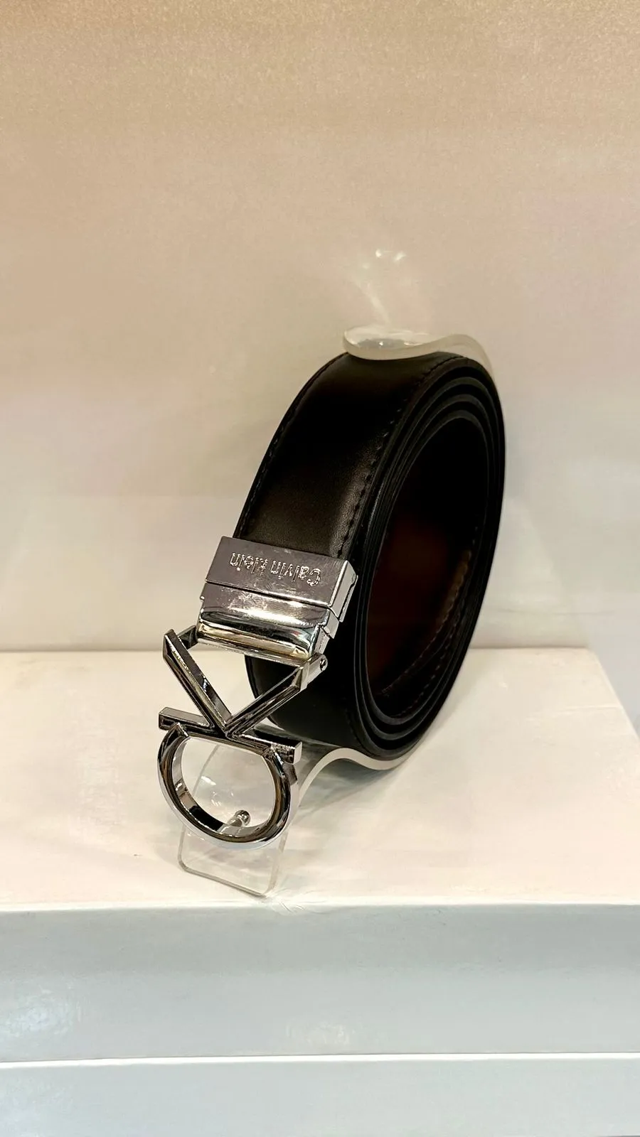 Calvin Klein Leather Belt Black (12)