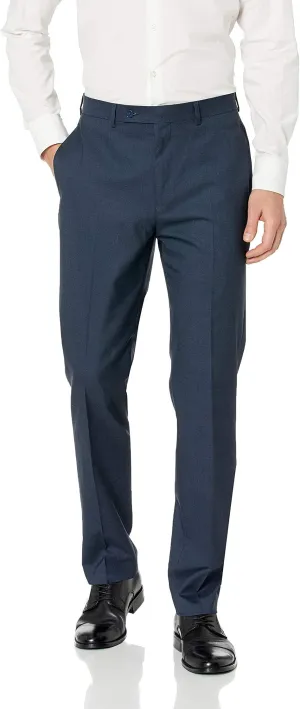 Calvin Klein Men's Slim Fit Dress Pants, Navy Blue