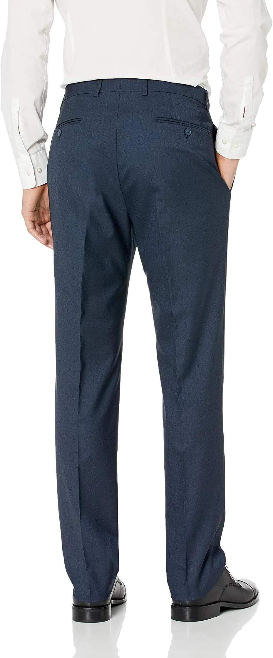Calvin Klein Men's Slim Fit Dress Pants, Navy Blue