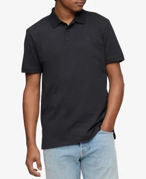 Calvin Klein Men's Smooth Cotton Monogram Logo Polo Shirt Regular Fit , multi