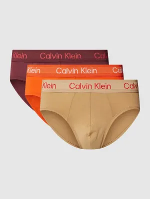 Calvin Klein Underwear Elastic Waist Briefs, Neon Orange