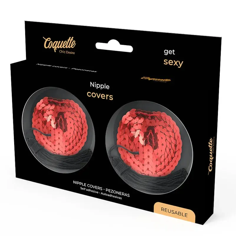 Coquette Chic Desire Nipple Covers - RED