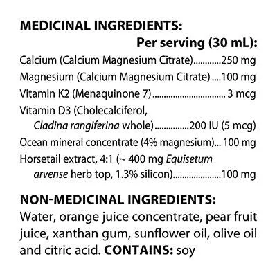 Flora Bone Health  Calcium & Magnesium with Vitamins D & K 473ml