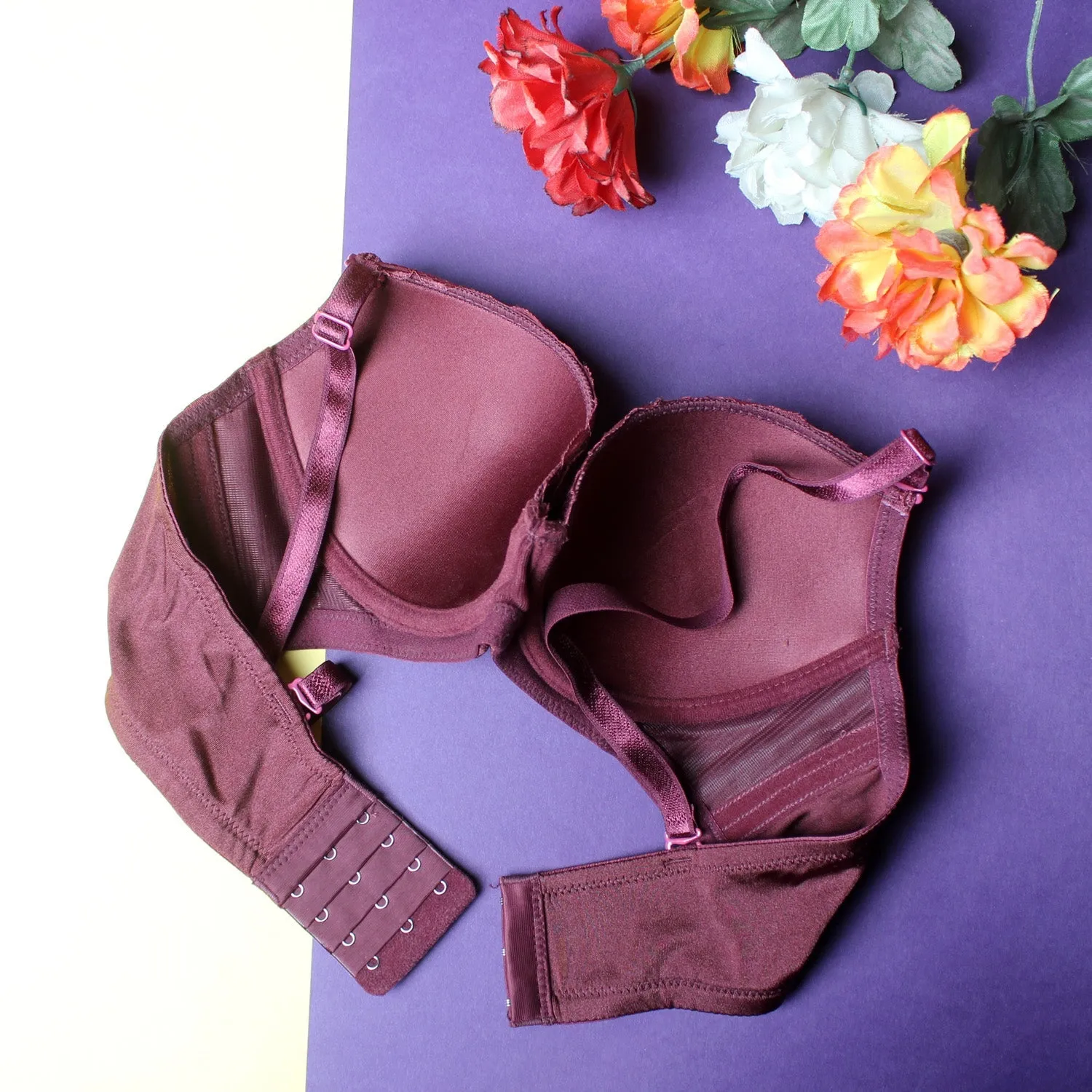 Flourish Everyday Lace Essentials Padded Wired Bra-1002