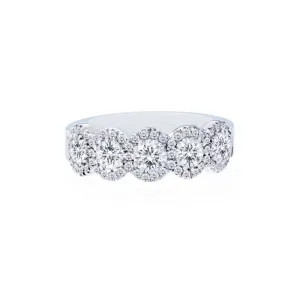 Forevermark 5 Halo Diamond Ring