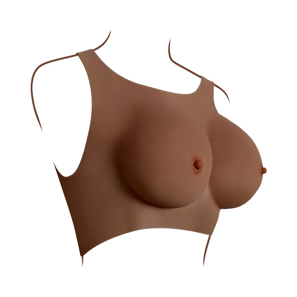Gender X Undergarments Plate C-Cup Silicone Dark