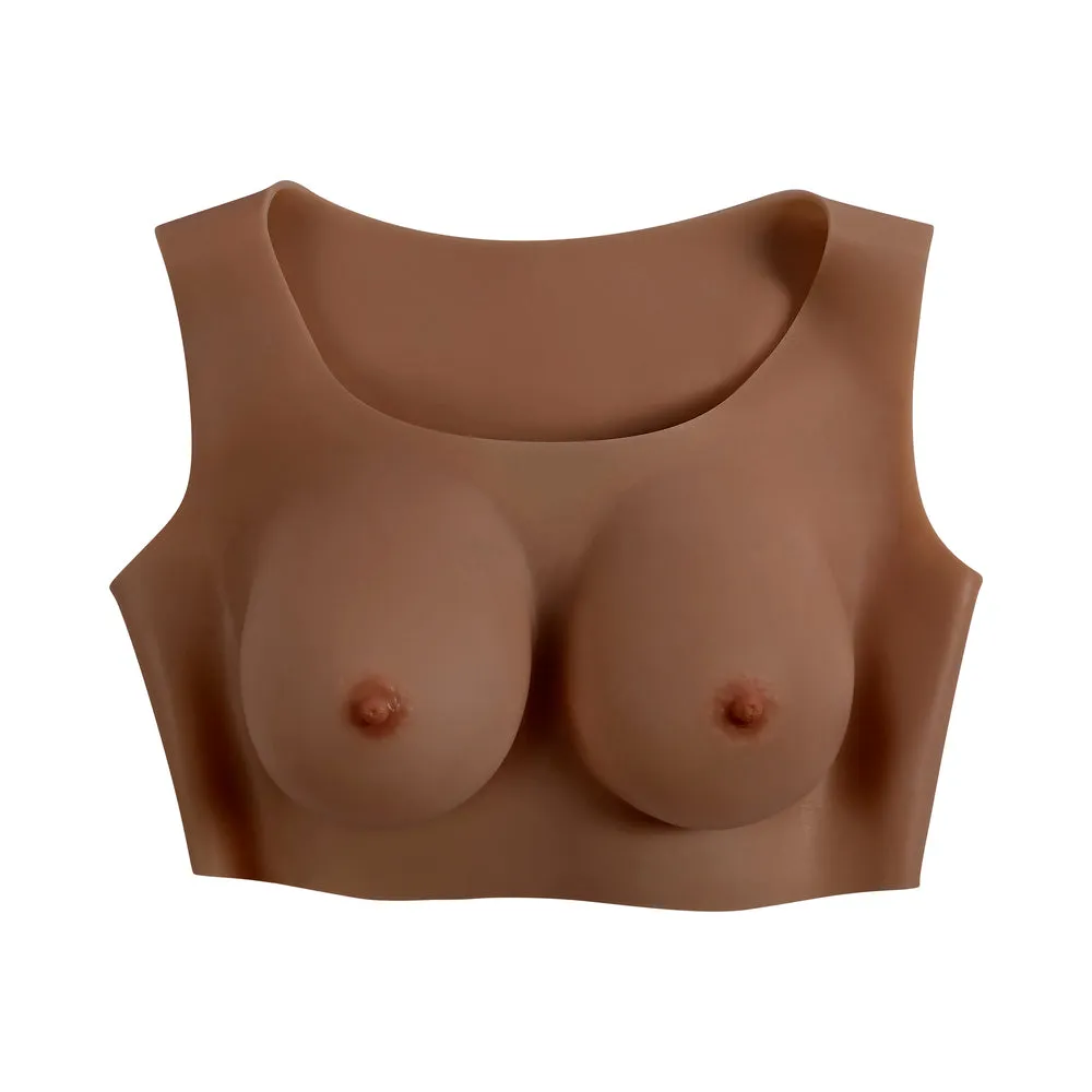 Gender X Undergarments Plate C-Cup Silicone Dark