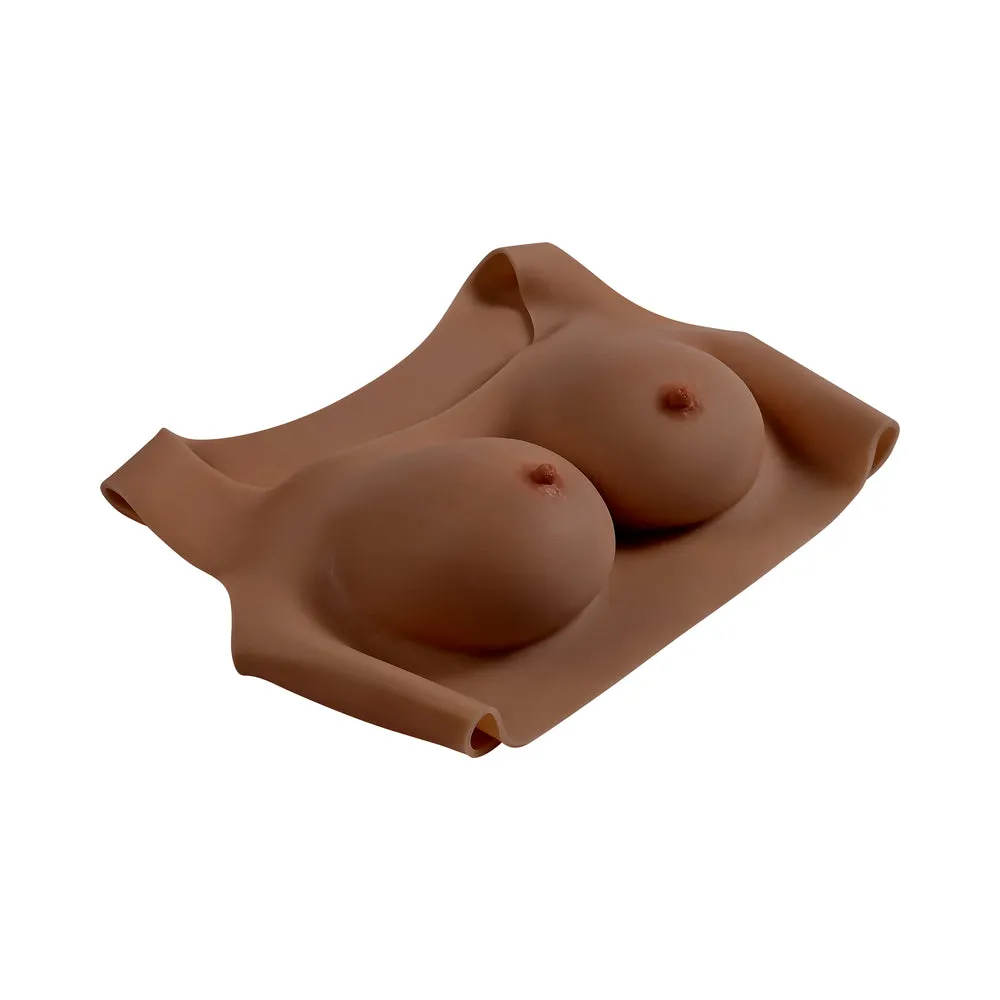 Gender X Undergarments Plate C-Cup Silicone Dark