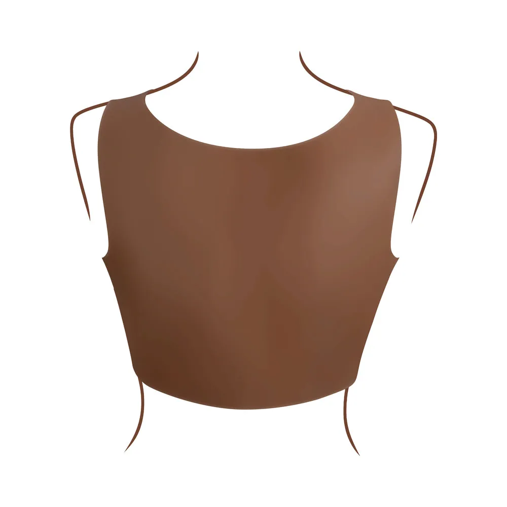 Gender X Undergarments Plate C-Cup Silicone Dark
