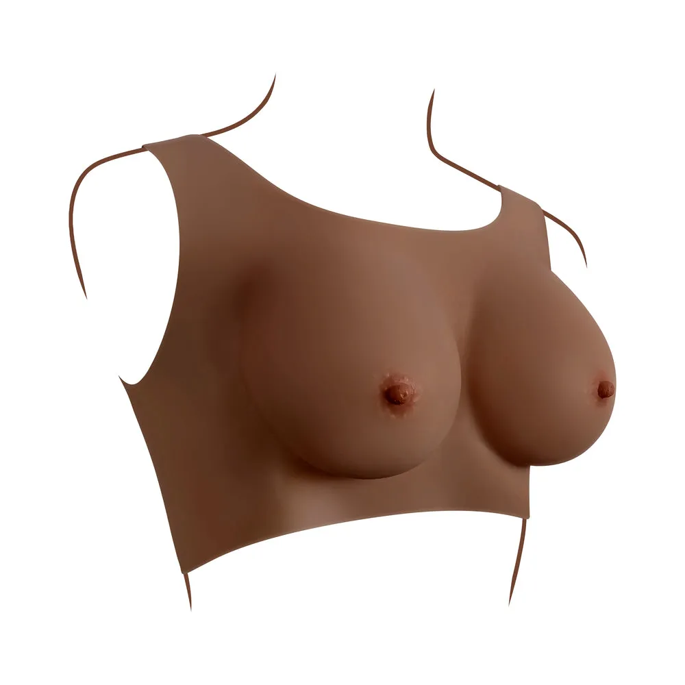 Gender X Undergarments Plate C-Cup Silicone Dark