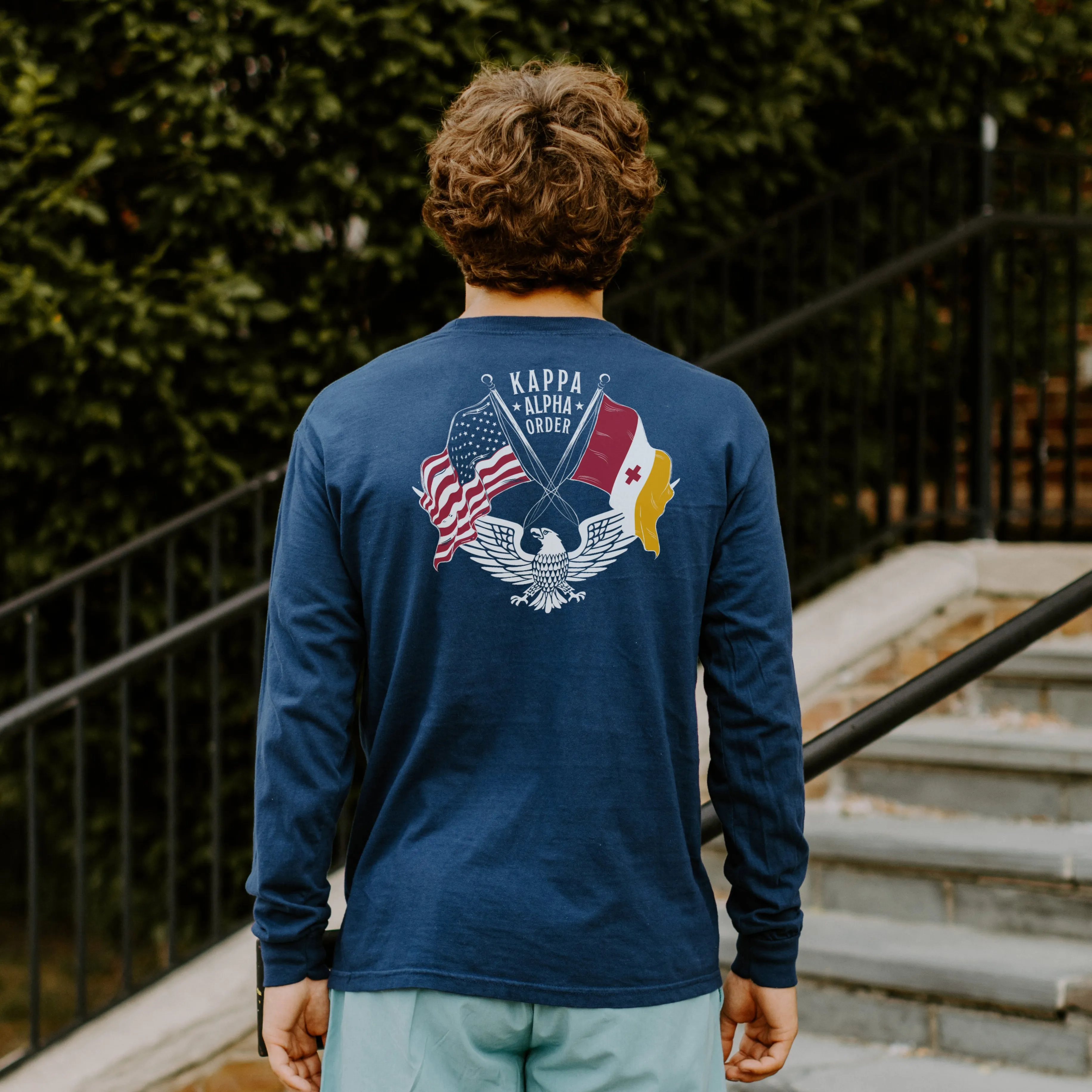 Kappa Alpha Comfort Colors Navy Patriot tee