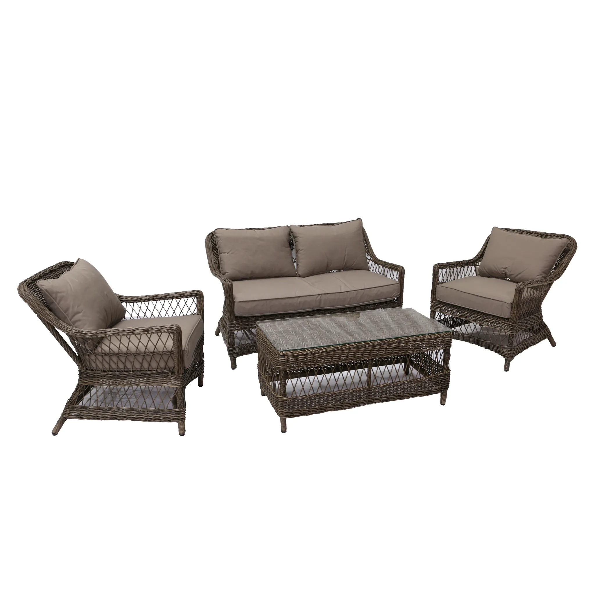 Long Island 4 Pc Outdoor Lounge Setting