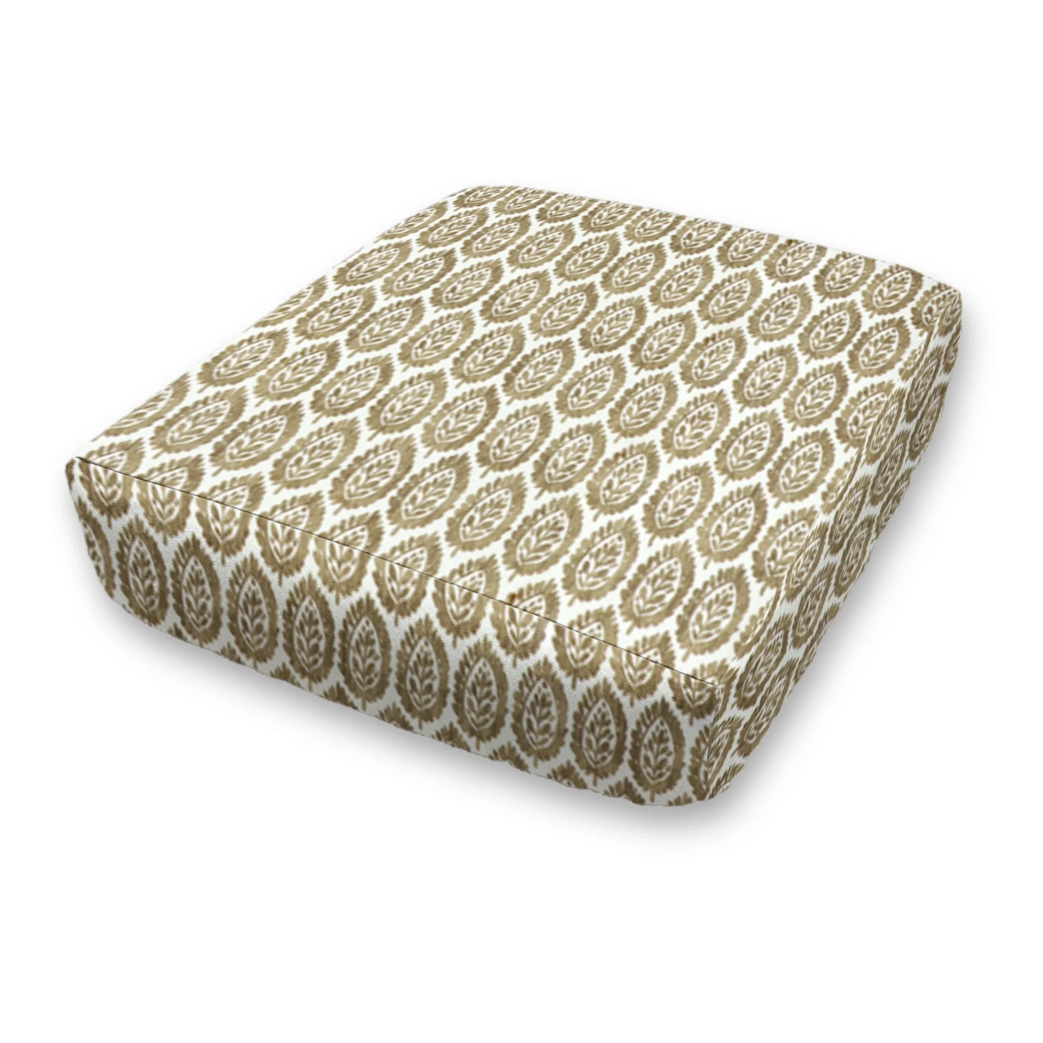 Lynn Cotton Slub Custom Elastic Fitted Cushion Cover - Choice of Color