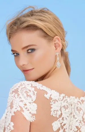 Madelena Vintage Inspired Crystal Dangle Earrings