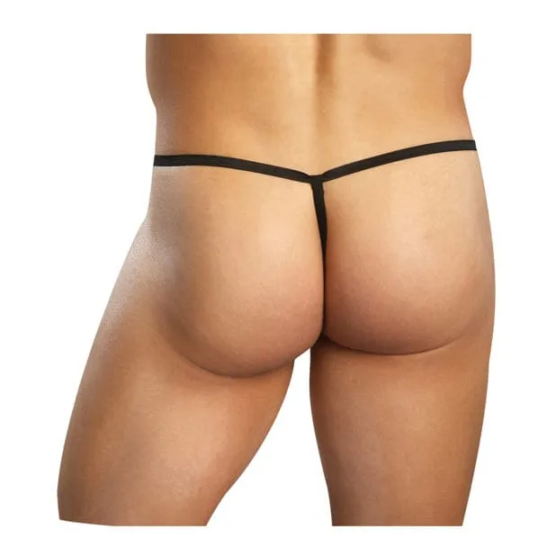 Male Power - Posing Strap Animal Print Thong Underwear O/S (Leopard)
