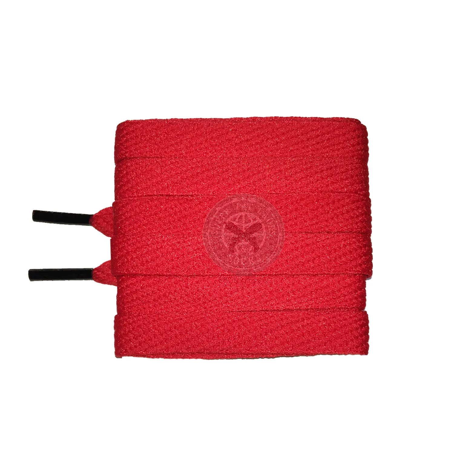 Mr Lacy Flatties Colour Tips - Red & Black Shoelaces