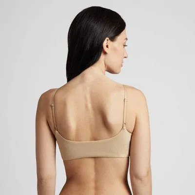 New - Slick Chicks Women's Side Fastener Adaptive Bra - Beige L