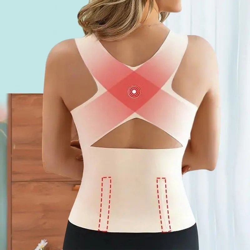 OCW Girdle Bra Posture Corrector Push UpSeamless WireFree