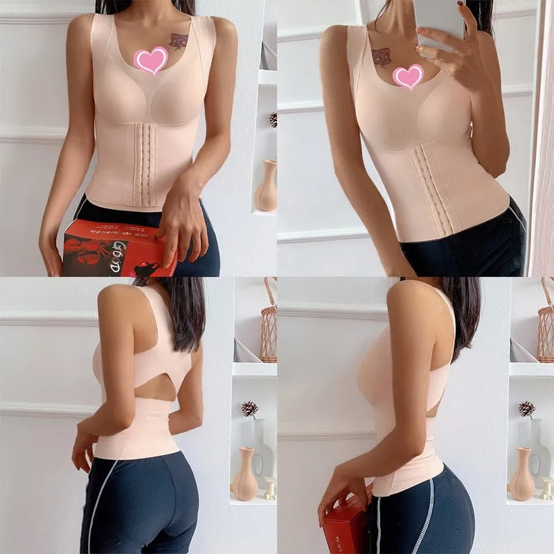 OCW Girdle Bra Posture Corrector Push UpSeamless WireFree