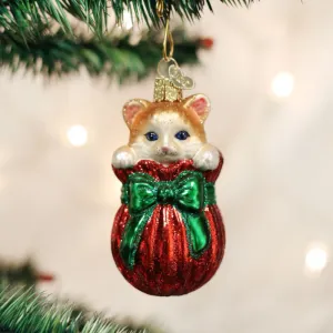 Old World Christmas Letting The Cat Out Of The Bag