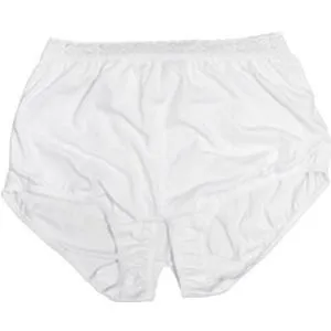 OPTIONS Split-Lace Crotch with Built-In Barrier/Support, RightSide Stoma, Size 14, White
